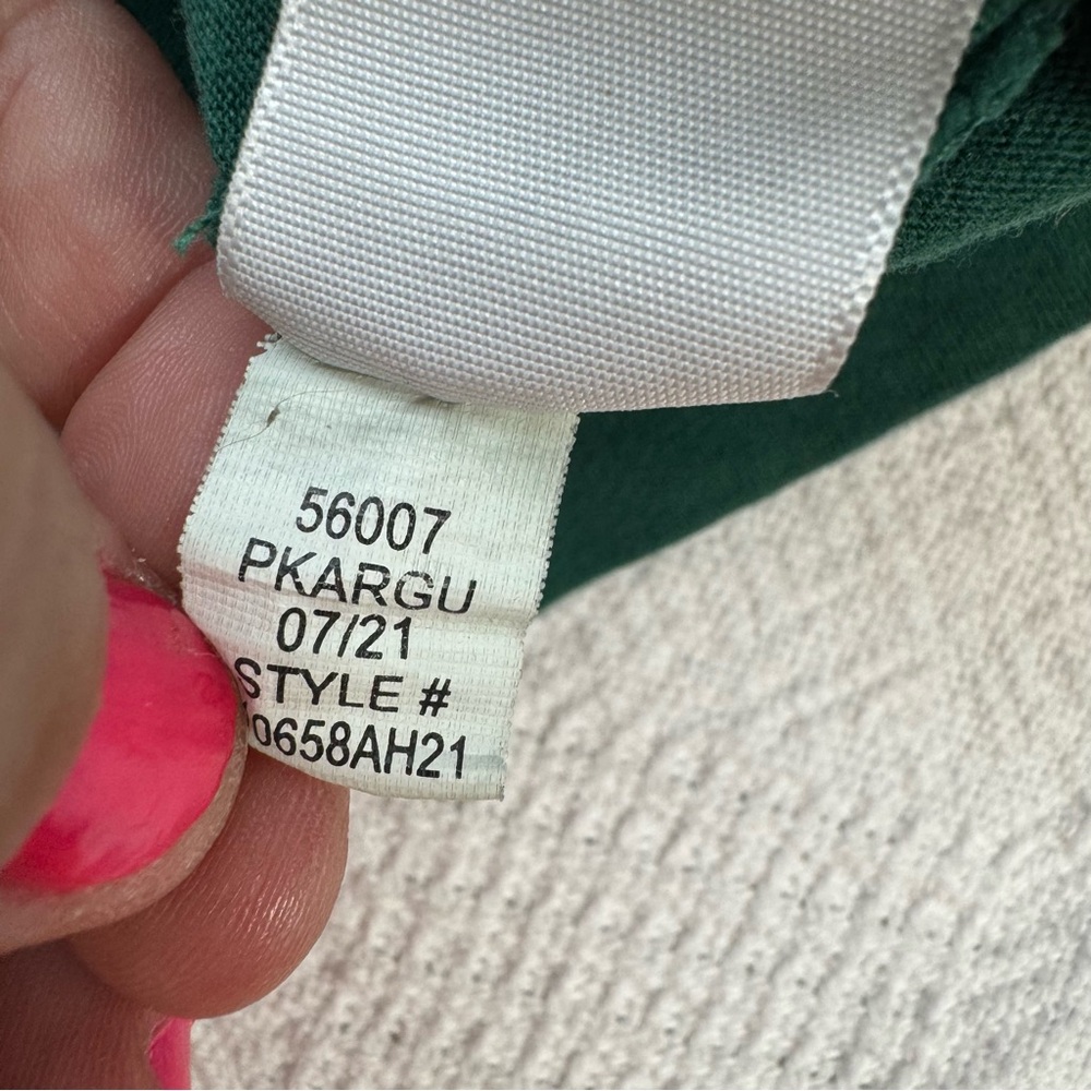 Aeropostale Vertical Aero87 Original Brand Graphic Short Sleeve Tee Green size M - Picture 6 of 7